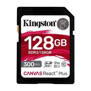 Карта памяти Kingston Canvas React Plus, 128Гб (SDR2/128GB)