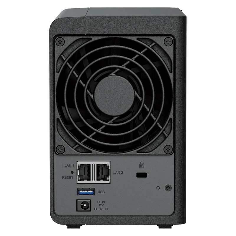 Сетевое хранилище synology ds224+, чёрный 3
