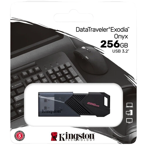 Memorie usb kingston datatraveler exodia onyx, 256gb, negru 2