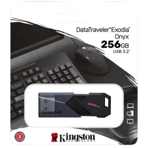 Memorie usb kingston datatraveler exodia onyx, 256gb, negru Thumbnail 2