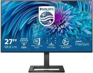 27" monitor philips 275e2fae, ips 2560x1440 wqhd, negru Thumbnail 12