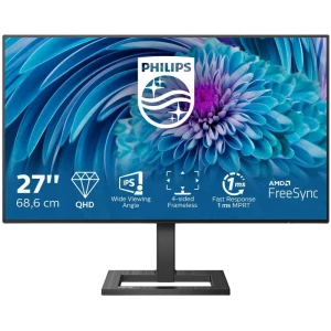 27" Монитор PHILIPS 275E2FAE, IPS 2560x1440 WQHD, Чёрный