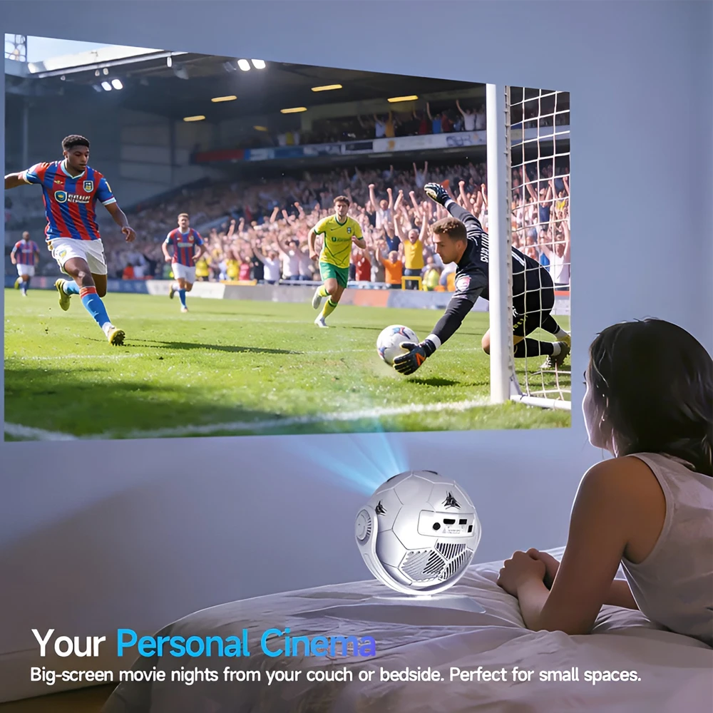 Magcubic smart projector hy300f world cup edition 170ansi wifi bt usb hdmi 3.5mm android 14, белый 3