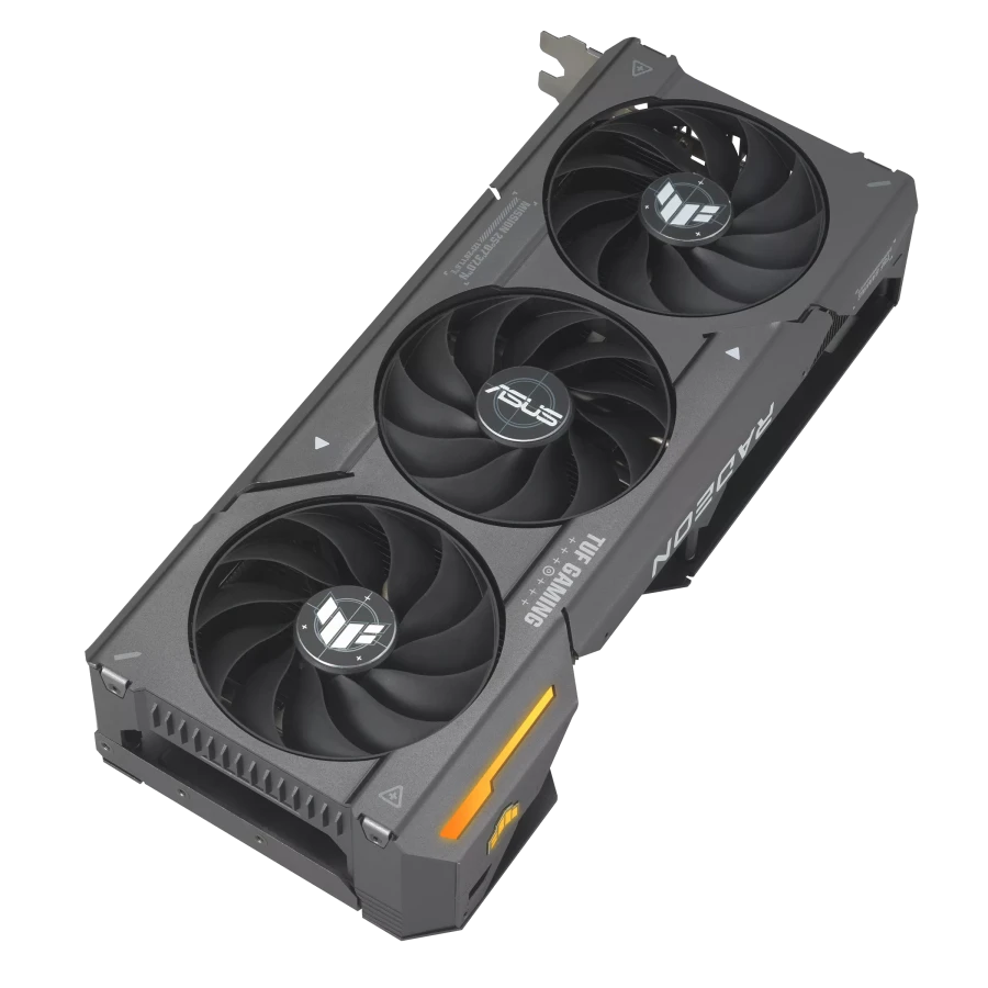 Видеокарта asus tuf-rx7600xt-o16g-gaming, 16gb gddr6 128bit 14