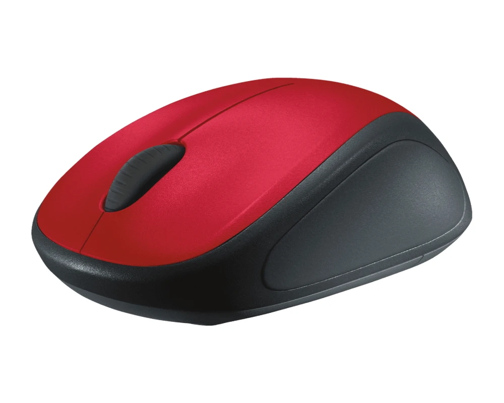 Беcпроводная мышь logitech m235, красный 2