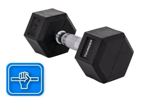 Gantera hexagonal dumbbells thunder 7,5kg
