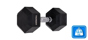 Гексагональная гантель hexagonal dumbbells thunder 12,5 кг Thumbnail 2