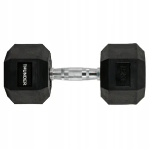 Гексагональная гантель hexagonal dumbbells thunder 15 кг Thumbnail 2