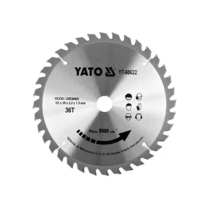 Disc de tăiat lemn 185 * 20 mm yato Thumbnail 1
