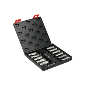 Set burghie carotă 13 buc. pentru metal 12 - 27 mm oțel hss weldon yato Thumbnail 1