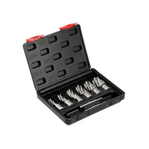 Set burghie carotă 8 buc. pentru metal 12 - 27 mm oțel hss weldon yato Thumbnail 1