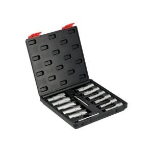 Set burghie carotă 13 buc. pentru metal 12 - 27 mm tct weldon yato Thumbnail 1