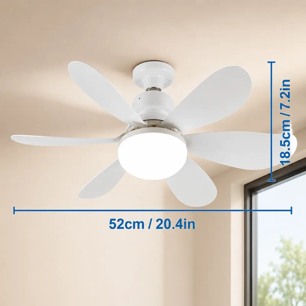 Lampă electrică ,,flower fan light" 40w, e27 (83795) 4