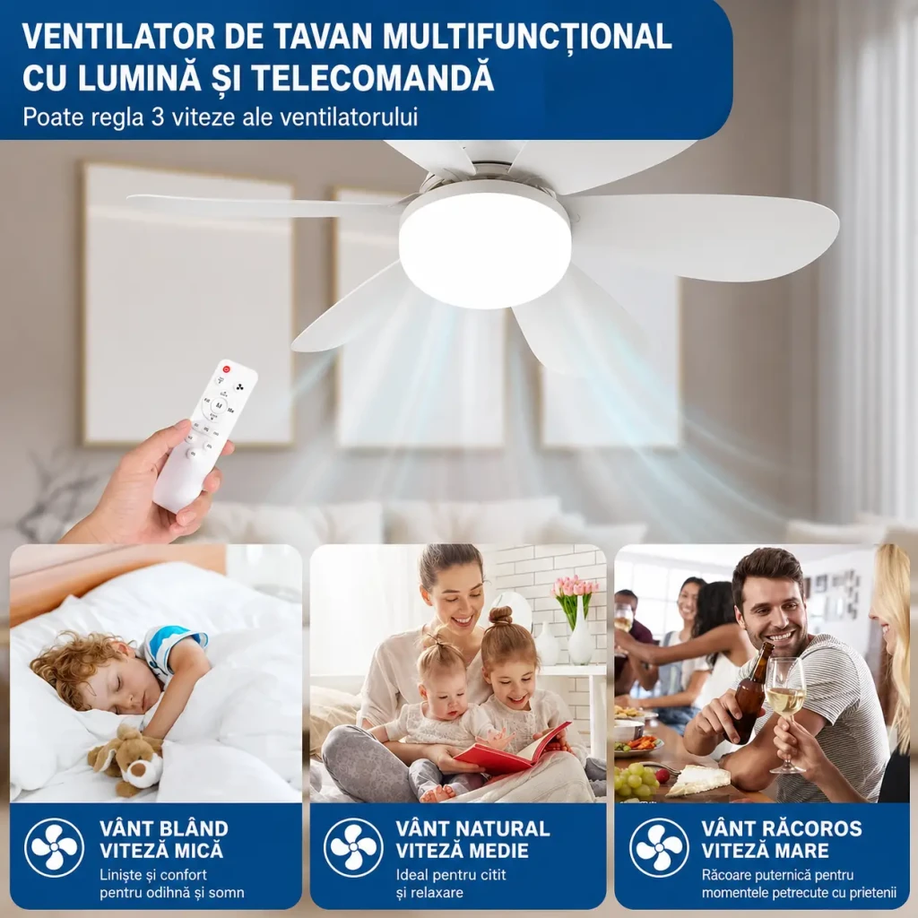 Lampă electrică ,,flower fan light" 40w, e27 (83795) 7