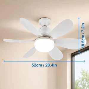 Lampă electrică ,,flower fan light" 40w, e27 (83795) Thumbnail 4