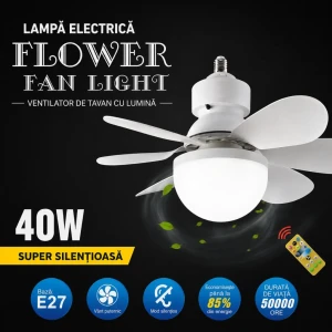 Электрическая лампа «flower fan light» 40 вт (e27) Thumbnail 1