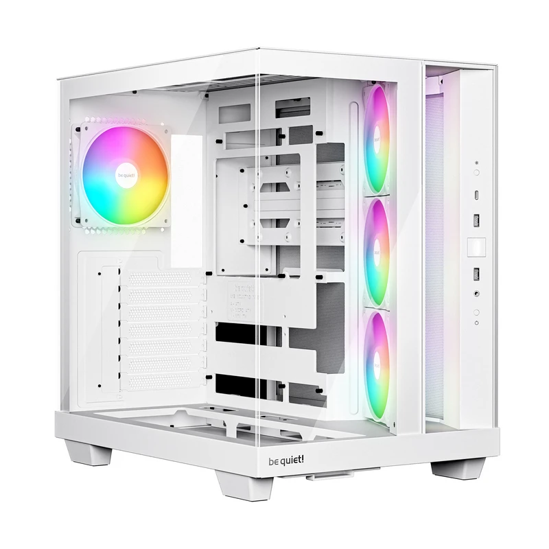 Компьютерный корпус be quiet! ligh base 500 lx white, midi-tower, без блока питания, белый 4