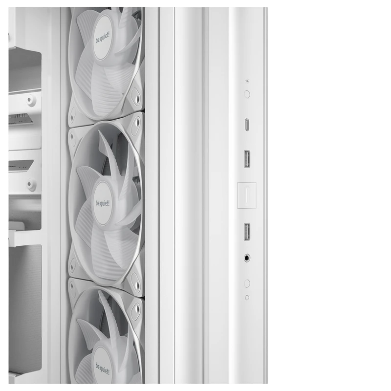 Компьютерный корпус be quiet! ligh base 500 lx white, midi-tower, без блока питания, белый 3