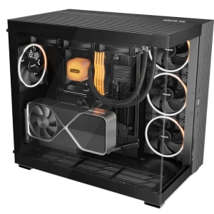 Carcasă pc be quiet! ligh base 900 dx, midi-tower, fără psu, negru Thumbnail 2