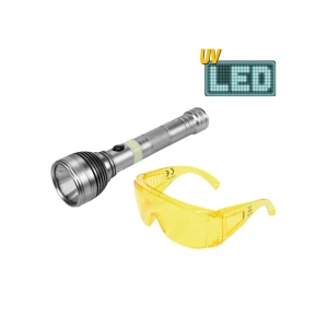 Lanternă uv cu ochelari 3 w 3.7 v 1500 mah (li-ion) yato Thumbnail 1