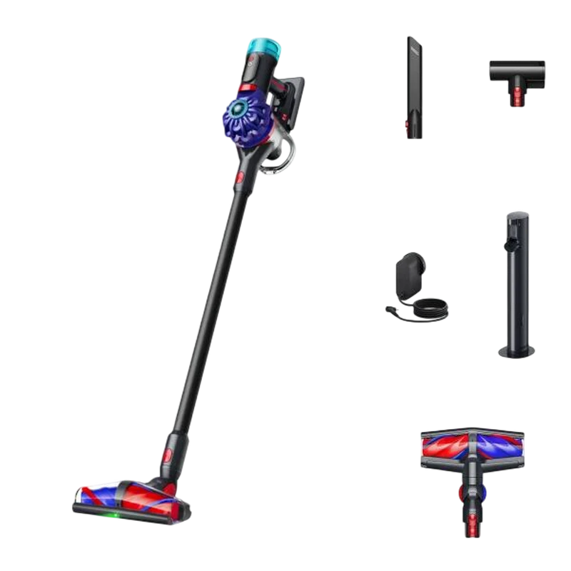 Aspirator vertical dyson v10 konical + auto empty dock, vinca | negru 3