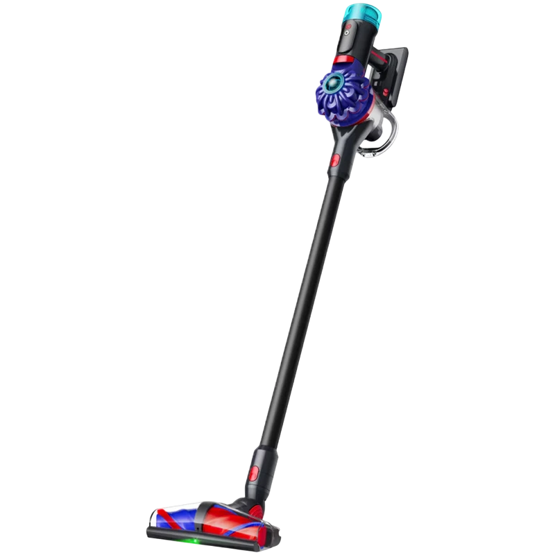 Aspirator vertical dyson v10 konical + auto empty dock, vinca | negru 2