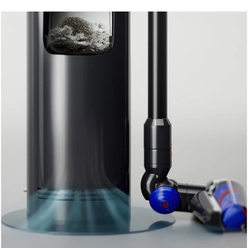 Aspirator vertical dyson v10 konical + auto empty dock, vinca | negru 8