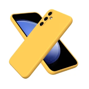 Чехол woo liquid silicone для samsung a15 4g, желтый