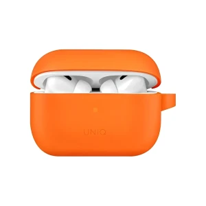 Uniq case силиконовый чехол hang для airpods pro 2-го поколения, оранжевый