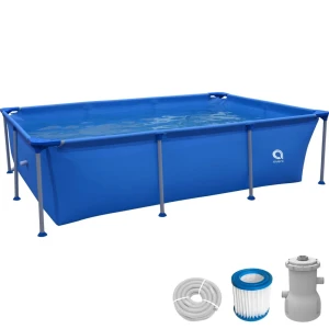 Piscină avenli 258x179x66 cm (17805eu)