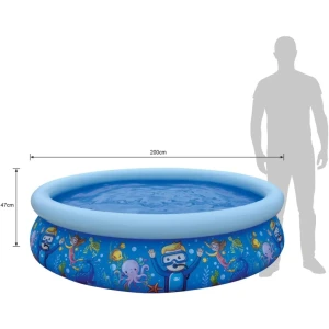 Бассейн sunclub 3d ocean world 205x205x47 cm (17788) Thumbnail 2
