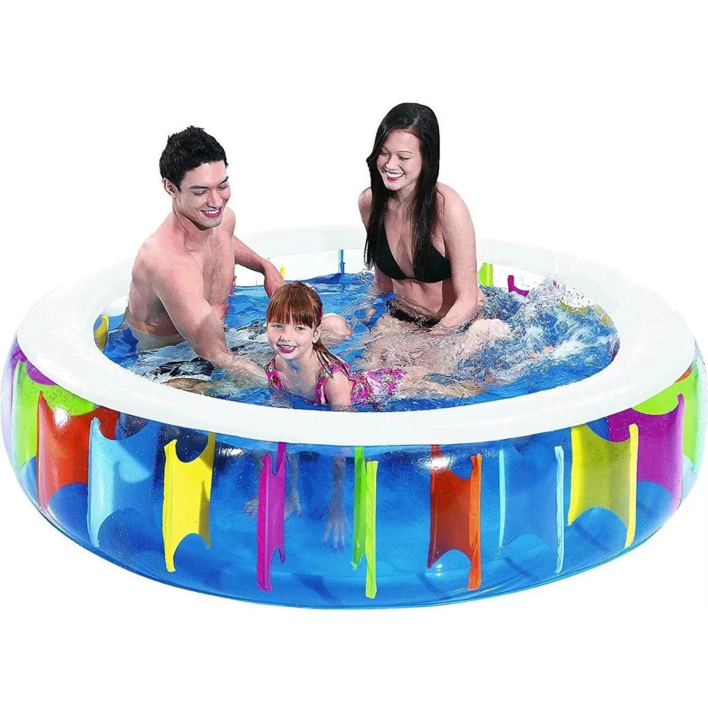 Piscină sunclub giant rainbow 190x190x50 cm(10628) 2