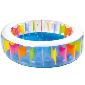 Piscină sunclub giant rainbow 190x190x50 cm(10628)