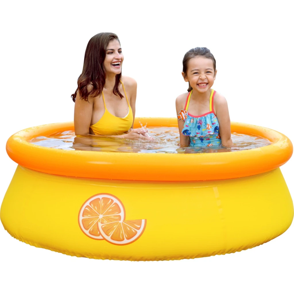 Piscină sunclub orange 3d (17789) 150x150x41 cm 2