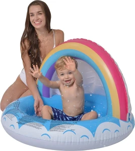 Бассейн sunclub rainbow baby 95x95x66 cm (57155) Thumbnail 2