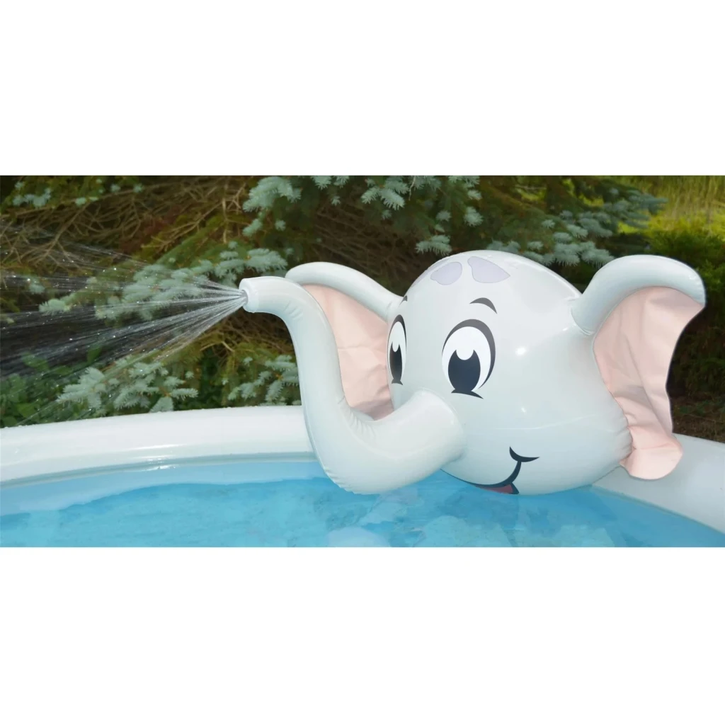 Piscină pentru copii cu fântână sunclub elephant 3d spray 205x205x47 cm (17821) 4