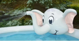 Piscină pentru copii cu fântână sunclub elephant 3d spray 205x205x47 cm (17821) Thumbnail 5