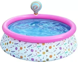Детский бассейн с фонтаном sunclub candy 150×150×41 cm (12151)