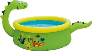 Детский бассейн с фонтаном sunclub dinosaur 3d spray 175x175x62 cm(17786)