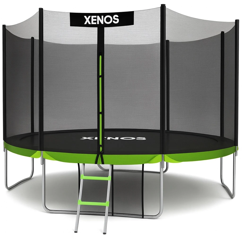 Trambulina xenos xt-14ft (427cm) green 2