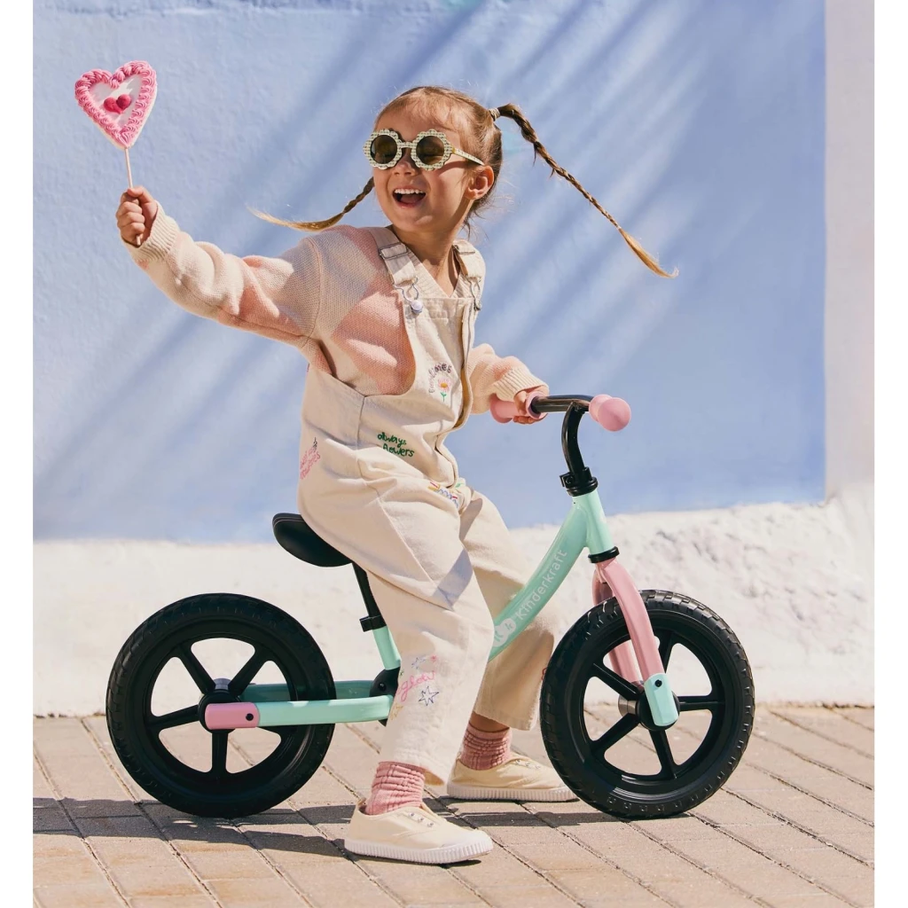 Bicicleta fără pedale kinderkraft 2way candy mint (kr2way25min0000) 2