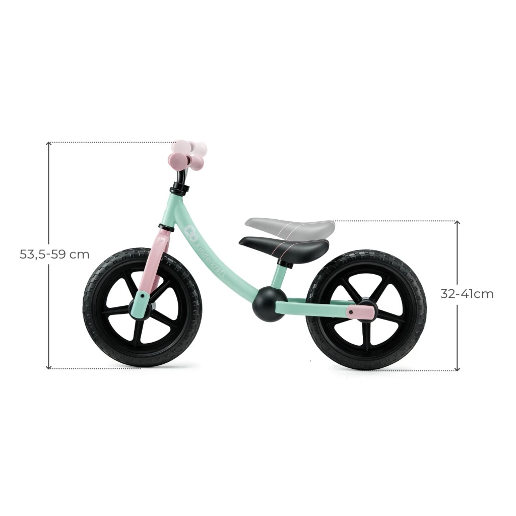 Bicicleta fără pedale kinderkraft 2way candy mint (kr2way25min0000) 7
