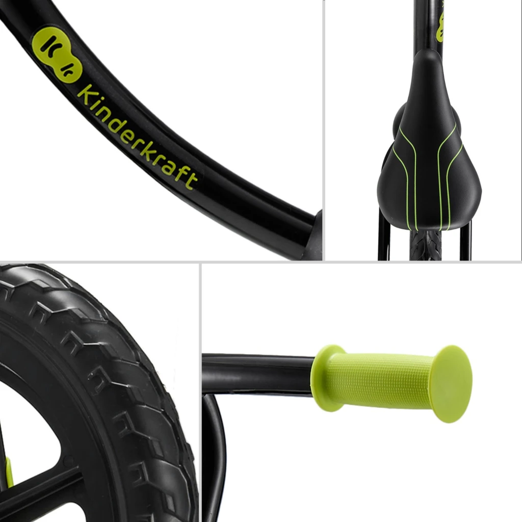Bicicleta fără pedale kinderkraft 2way next black (kr2way25blk0000) 5