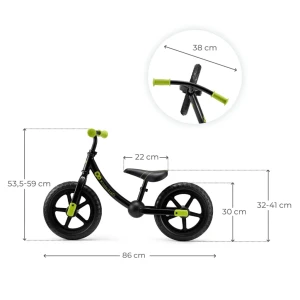 Bicicleta fără pedale kinderkraft 2way next black (kr2way25blk0000) Thumbnail 6