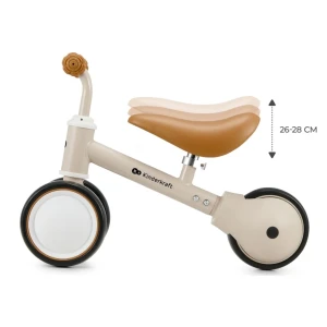 Bicicletă fără pedale kinderkraft cutie light beige (krcuti00beg0000) Thumbnail 3
