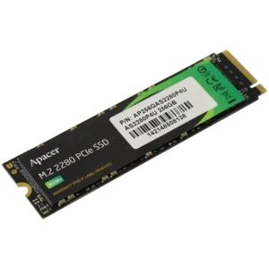 .M.2 NVMe SSD     256GB  Apacer AS2280P4U [PCIe 3.0 x4, R/W:3500/1200MB/s, 210K/315K IOPS, 170TB, 1.