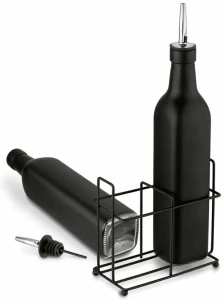 Set de sticle pentru ulei și oțet tadar black matte 2pcs Thumbnail 2