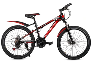 Bicicletă frike ty-mtb 24 black/red Thumbnail 2