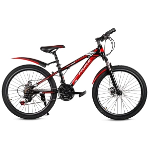 Велосипед frike ty-mtb 24 black/red