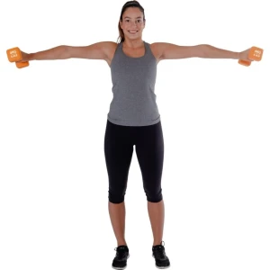 Gantera pure neopren dumbbell set 2x4kg Thumbnail 6